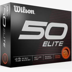 Wilson Staff Wilson 50 Elite Orange Personalized Golf Balls