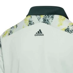 Adidas 2022 Boys Print Colorblock Polo -Pro Golf Shop adidas 2022 boys print colorblock polo linen green detail itempicture