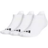 Adidas Ankle Socks (3-Pairs) -Pro Golf Shop adidas 2023 ankle socks 3 pairs white itempicture