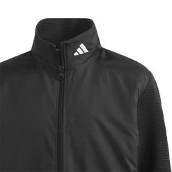 Adidas Boys Winter Jacket -Pro Golf Shop adidas 2023 boys winter jacket black collar detail itempicture