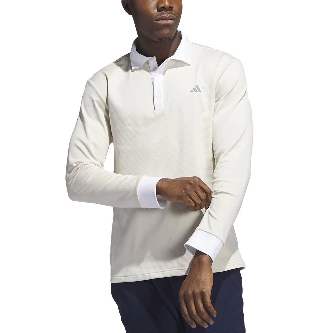 Adidas Essentials Long Sleeve Polo 4 Adidas Essentials Long Sleeve Polo - Image 2