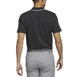 Adidas 2023 Go-To Pique Polo -Pro Golf Shop adidas 2023 go to pique polo black back itempicture