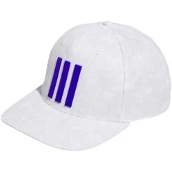 Adidas Tour 3-Stripes Print Hat -Pro Golf Shop adidas 2023 tour 3 stripes print hat white grey one itempicture