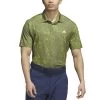 Adidas Ultimate365 Printed Polo -Pro Golf Shop adidas 2023 ultimate365 printed polo olive strata itempicture