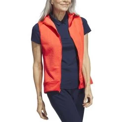 Adidas Women's COLD.RDY Vest 10 Adidas Women's COLD.RDY Vest -Pro Golf Shop adidas 2023 womens cold rdy vest bright red open itempicture