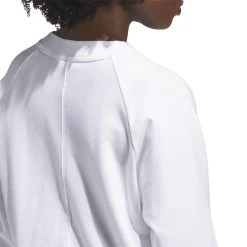 Adidas Women's Made With Nature Sweatshirt -Pro Golf Shop adidas 2023 womens made with nature sweatshirt white detail1 itempicture