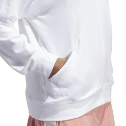 Adidas Women's Made With Nature Sweatshirt -Pro Golf Shop adidas 2023 womens made with nature sweatshirt white detail2 itempicture