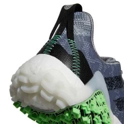 Adidas Codechaos 22 Golf Shoes Grey Three/Black/Beam Green -Pro Golf Shop adidas codechaos 22 boa golf shoes grey three black beam green back detail itempicture