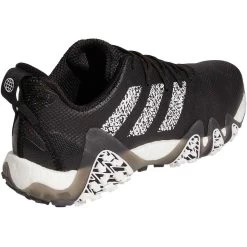 Adidas Codechaos 22 Golf Shoes Black/White/Grey Five -Pro Golf Shop adidas codechaos 22 golf shoes black white grey five back itempicture