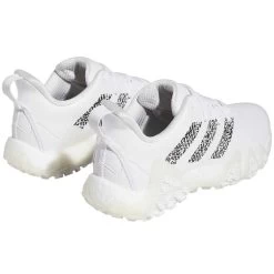 Adidas Codechaos 22 Golf Shoes White/Black/Crystal White -Pro Golf Shop adidas codechaos 22 golf shoes white black crystal white back itempicture