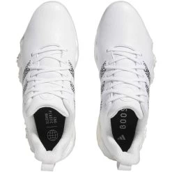Adidas Codechaos 22 Golf Shoes White/Black/Crystal White -Pro Golf Shop adidas codechaos 22 golf shoes white black crystal white top itempicture
