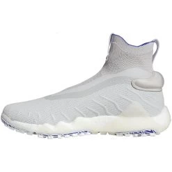 Adidas Codechaos Laceless Golf Shoes Grey Two/White/Lucid Blue -Pro Golf Shop adidas codechaos laceless golf shoes grey two cloud white lucid blue spine itempicture
