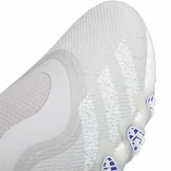 Adidas Codechaos Laceless Golf Shoes Grey Two/White/Lucid Blue -Pro Golf Shop adidas codechaos laceless golf shoes grey two cloud white lucid blue toe detail itempicture