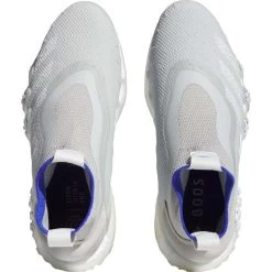 Adidas Codechaos Laceless Golf Shoes Grey Two/White/Lucid Blue -Pro Golf Shop adidas codechaos laceless golf shoes grey two cloud white lucid blue top itempicture