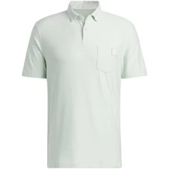 Adidas Go-To Pocket Polo 17 Adidas Go-To Pocket Polo -Pro Golf Shop adidas fw22 go to pocket polo linen green itempicture