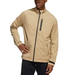 Adidas RAIN.RDY Jacket -Pro Golf Shop adidas fw22 rain rdy jacket hemp front itempicture