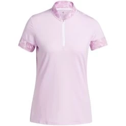 Adidas FW22 Women's Ultimate365 Printed Polo -Pro Golf Shop adidas fw22 womens ultimate365 printed polo bliss lilac itempicture