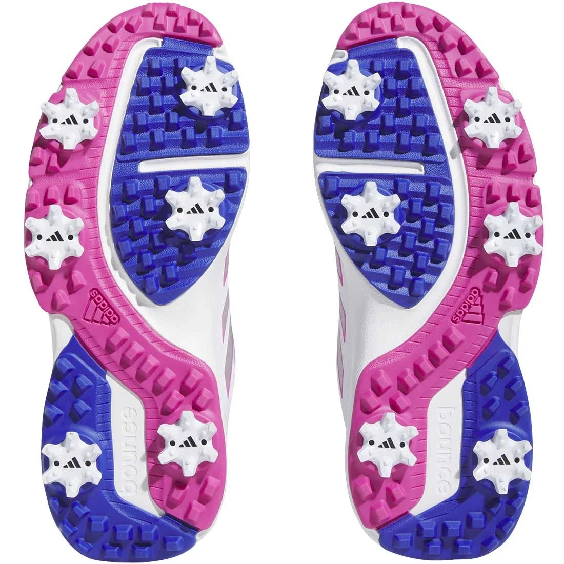 Adidas Juniors ZG23 Golf Shoes White/Lucid Fuchsia 4 Adidas Juniors ZG23 Golf Shoes White/Lucid Fuchsia - Image 2