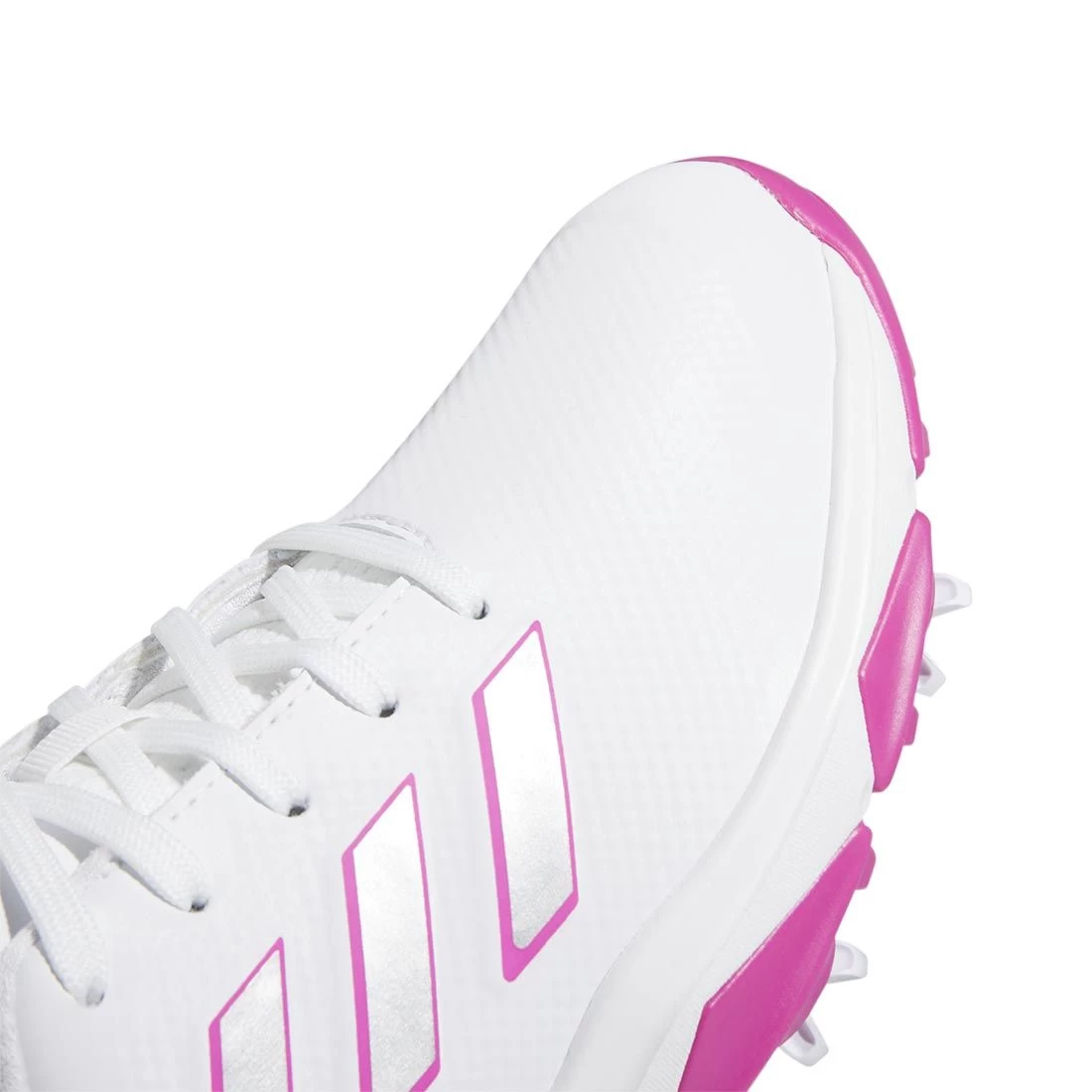 Adidas Juniors ZG23 Golf Shoes White/Lucid Fuchsia 9 Adidas Juniors ZG23 Golf Shoes White/Lucid Fuchsia - Image 7