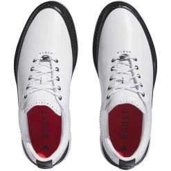 Adidas MC80 Golf Shoes White/Black/Red -Pro Golf Shop adidas mc80 golf shoes white black red top itempicture