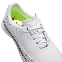Adidas MC80 Golf Shoes White/Matte Silver/Lucid Lemon -Pro Golf Shop adidas mc80 golf shoes white matte silver lucid lemon detail toe itempicture