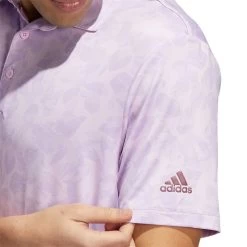 Adidas Prisma Print Polo -Pro Golf Shop adidas prisma print polo bliss lilac detail itempicture