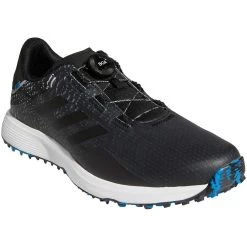 Adidas S2G Spikeless BOA Golf Shoes Black/Grey Six -Pro Golf Shop adidas s2g spikeless boa golf shoes black grey six gv9789 front itempicture