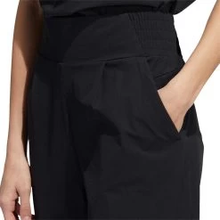 Adidas Women's Go-To Pants -Pro Golf Shop adidas ss22 womens go to pants black side detail itempicture