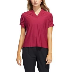 Adidas Women's Go-To Polo -Pro Golf Shop adidas ss22 womens go to polo legacy burgundy itempicture
