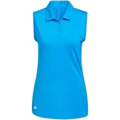 Adidas 2022 Women's Ultimate365 Solid Sleeveless Polo -Pro Golf Shop adidas ss22 womens ultimate365 solid sleeveless polo blue rush itempicture
