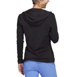 Adidas Women's Performance Hoodie -Pro Golf Shop adidas ss23 womens performance hoodie black back itempicture