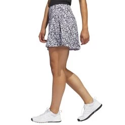 Adidas Women's Printed 16 Inch Skort -Pro Golf Shop adidas ss23 womens printed 16 inch skort black white side itempicture