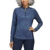 Adidas Women's Ultimate365 Print Pullover -Pro Golf Shop adidas ss23 womens ultimate365 print pullover collegiate navy itempicture