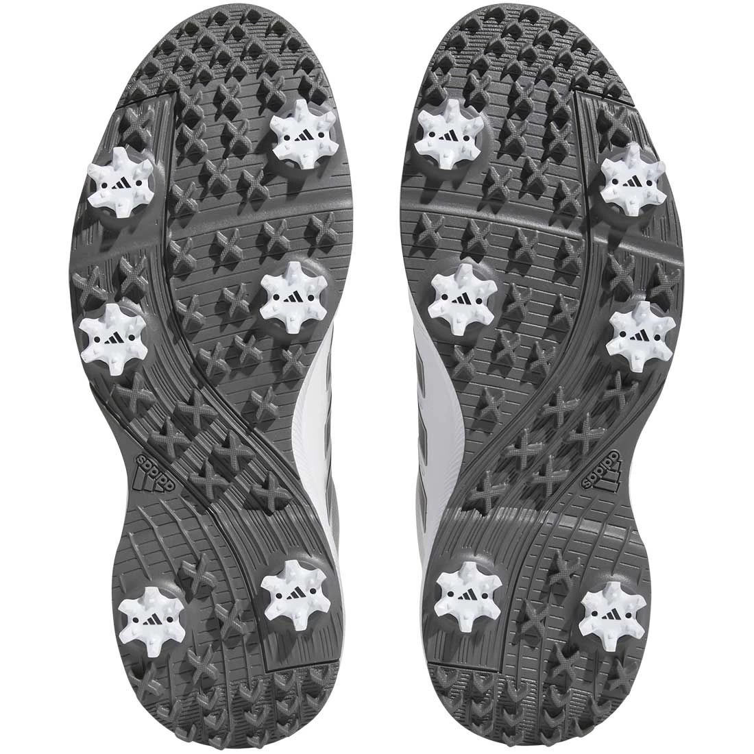 Adidas Tech Response 3.0 Golf Shoes White/Dark Silver/Silver 4 Adidas Tech Response 3.0 Golf Shoes White/Dark Silver/Silver - Image 2