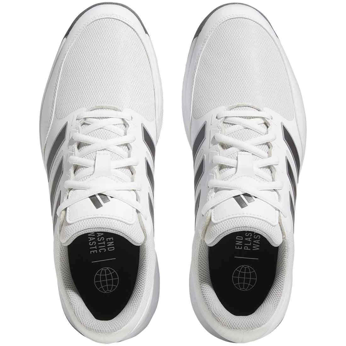 Adidas Tech Response 3.0 Golf Shoes White/Dark Silver/Silver 7 Adidas Tech Response 3.0 Golf Shoes White/Dark Silver/Silver - Image 5