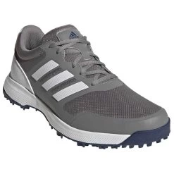Adidas Tech Response SL Golf Shoes Grey Three/White -Pro Golf Shop adidas tech response sl golf shoes grey three white angle itempicture