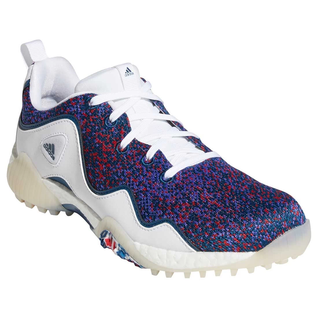 Adidas Women's Codechaos 21 Golf Shoes White/Marine/Scarlet 5 Adidas Women's Codechaos 21 Golf Shoes White/Marine/Scarlet - Image 3