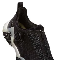 Adidas Women's Codechaos 22 BOA Golf Shoes Black/Linen Green/Dark Silver -Pro Golf Shop adidas womens codechaos 22 boa golf shoes black linen green top detail itempicture