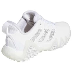 Adidas Women's Codechaos 22 Golf Shoes White/Silver/Clear Pink 12 Adidas Women's Codechaos 22 Golf Shoes White/Silver/Clear Pink -Pro Golf Shop adidas womens codechaos 22 golf shoes white silver clear pink back itempicture