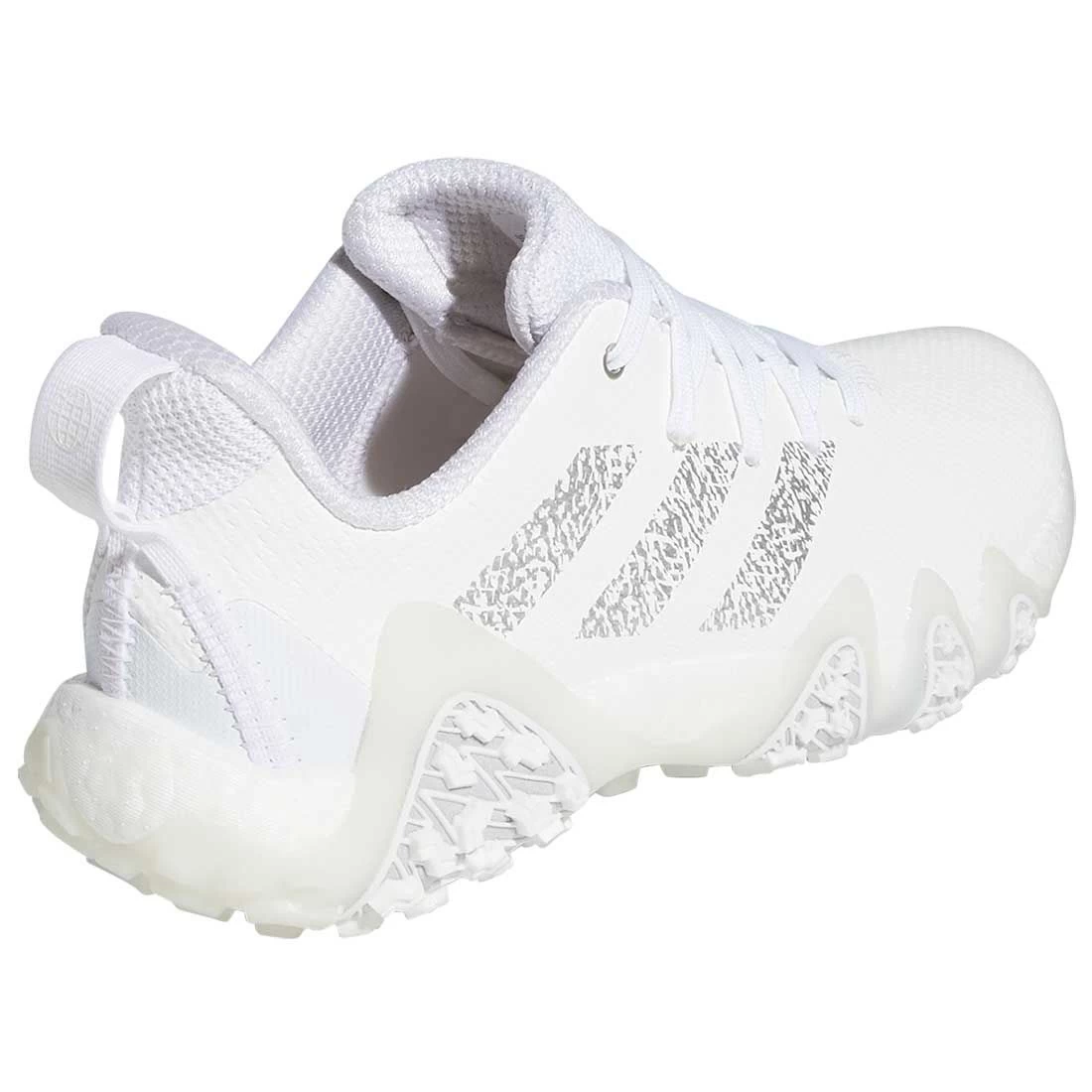 Adidas Women's Codechaos 22 Golf Shoes White/Silver/Clear Pink 6 Adidas Women's Codechaos 22 Golf Shoes White/Silver/Clear Pink - Image 4