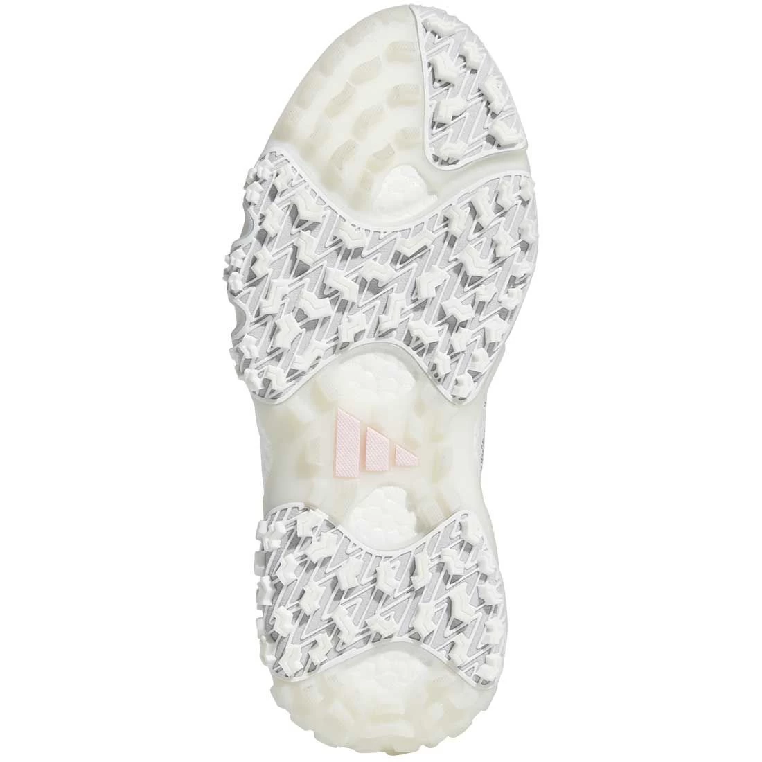 Adidas Women's Codechaos 22 Golf Shoes White/Silver/Clear Pink 4 Adidas Women's Codechaos 22 Golf Shoes White/Silver/Clear Pink - Image 2