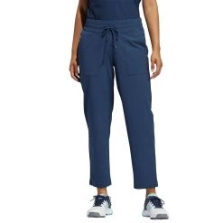 Adidas Women's Go-To Commuter Pants -Pro Golf Shop adidas womens go to commuter pants crew navy front on model itempicture