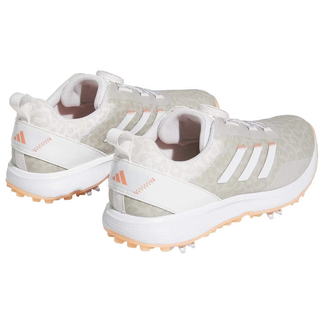 Adidas Women's S2G 23 BOA Golf Shoes White/Coral Fusion 7 Adidas Women's S2G 23 BOA Golf Shoes White/Coral Fusion - Image 5