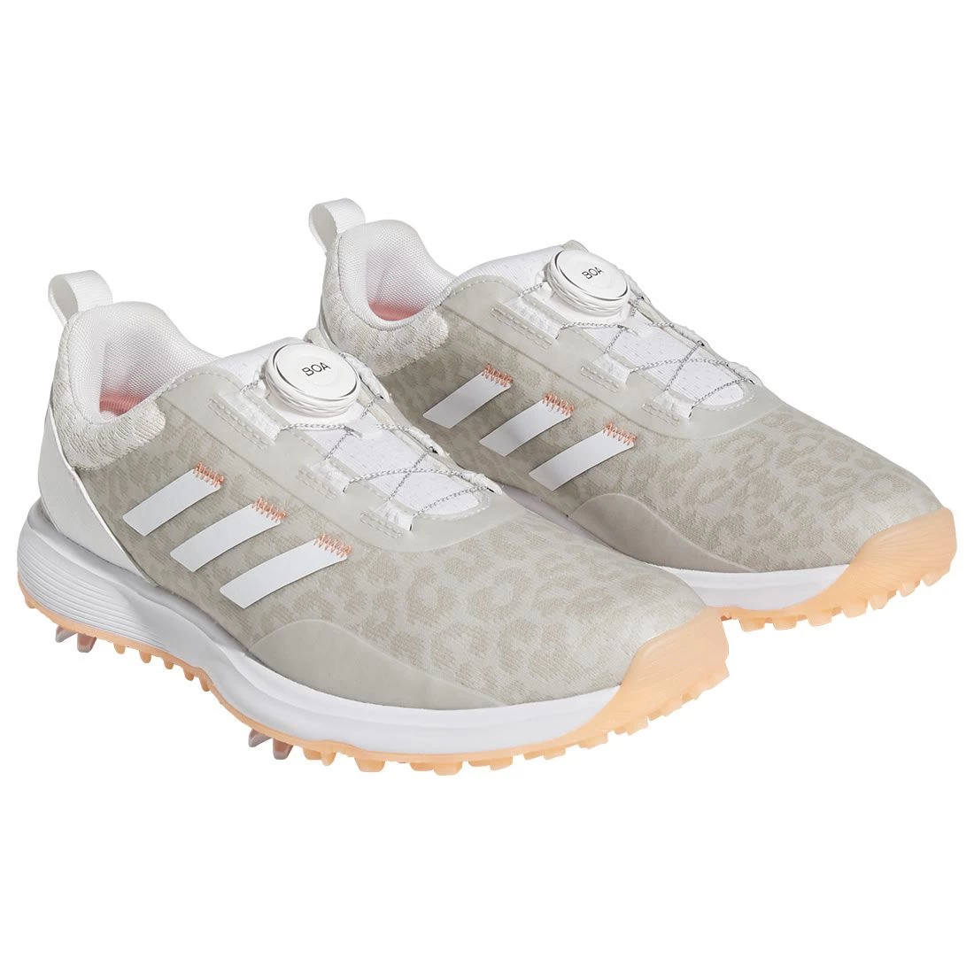 Adidas Women's S2G 23 BOA Golf Shoes White/Coral Fusion 6 Adidas Women's S2G 23 BOA Golf Shoes White/Coral Fusion - Image 4