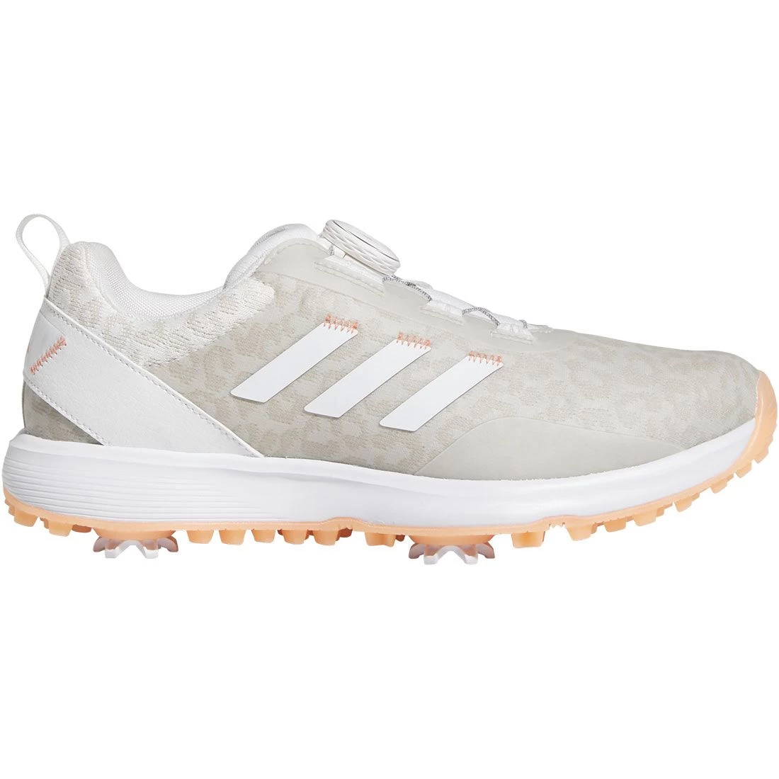 Adidas Women's S2G 23 BOA Golf Shoes White/Coral Fusion 3 Adidas Women's S2G 23 BOA Golf Shoes White/Coral Fusion