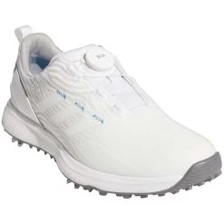 Adidas Women's S2G BOA Golf Shoes White/Grey Two -Pro Golf Shop adidas womens s2g boa golf shoes white grey two gv9778 front itempicture
