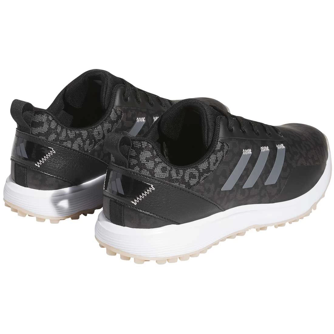 Adidas Women's S2G SL 23 Golf Shoes Black/Grey Five/Wonder Taupe 6 Adidas Women's S2G SL 23 Golf Shoes Black/Grey Five/Wonder Taupe - Image 4