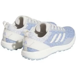 Adidas Women's S2G SL 23 Golf Shoes Blue Dawn/Chalk White -Pro Golf Shop adidas womens s2g sl 23 golf shoes blue dawn chalk white back itempicture