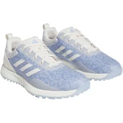 Adidas Women's S2G SL 23 Golf Shoes Blue Dawn/Chalk White -Pro Golf Shop adidas womens s2g sl 23 golf shoes blue dawn chalk white front itempicture