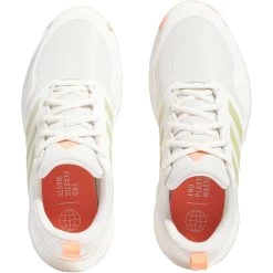 Adidas Women's Tech Response 3.0 SL Golf Shoes Chalk White/Silver/Coral Fusion -Pro Golf Shop adidas womens tech response 3 0 sl golf shoes chalk white coral top itempicture